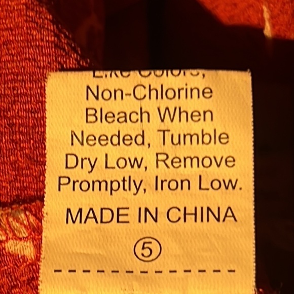 SHEIN Women’s Blouse 3XL Faux Wrap Peplum Wide Sleeves Orange White Floral - Picture 10 of 15